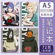 
Han Ou Fei Naruto laptop soft rubber set notebook Naruto peripheral Uchiha Sasuke Itachi Naruto Orochimaru Homoline Notepad Notebook BG13553