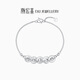 Chao Acer Platinum Crushed Ice Bracelet PT950 Bracelet Flash Coin Birthday Gift for Women Price Chain length is about 16cm+, including labor cost 830 yuan 6.3 grams