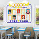 Yonghuan-Klasse Kultur der Kultur der Wand Aufkleber dreidimensionaler Glorie Ehrenliste studentischer Stil Bildungsfoto Klassenzimmer Dekoration 3878b klein