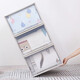 Ju Hakka drawer clothing storage box thickened transparent wardrobe sorting box storage box extra large plastic clothing storage box F3523 first floor