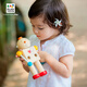 Plantoys Children's's Robot Wooden Toys Plug-In Building Block Ornement Doll Gift 5183 5183_Expression DIY Robot