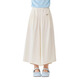 Moonkids girls wide-leg pants summer 2025 new children's cool casual mosquito-proof pants girls summer thin nine-point pants 15268 fruit green wide-leg pants 140 cm