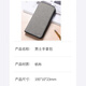 Wanjiazhen men's wallet long zipper canvas clutch multifunctional large capacity handbag simple student young people wallet solid color long canvas wallet [gray]
