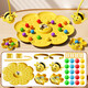 Wenzhi Little Bee Honey Collecting Magnetic Beads Children's Fishing Toy Concentration Training Parent-Child Interaction Double Battle Board Game Little Bee Fishing Toy 2 Persons