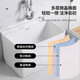 Jomoo Home Balcony Mop Bool Ceramic Bool Bool Bool Bool Bool Bool Outdoor Wanb Want Garden раковина J1065 (дренаж с одним ключом на столе) + черное распылительное пистолет