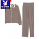 Playboy (Playboy) Sportanzug für Frauen Frühling und Herbst 2025 Neue Modemarke mittleren Alters im mittleren Alter losen Running Sweatshirt Casual Two-Tiefe Grass Green M [80-100jin [Jin ist gleich 0,5 kg]]
