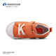Yuexing -Kinderschuhe aus Japan importiert 25 Jahre Neue Kinderschuhe für Jungen für Jungen für Mädchen handgefertigte Schuhe für Orange 24 (innere Länge 15 cm geeignet für Füße Länge 14,5 cm)