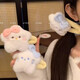 New bow plush star Kitty bye bye clip doll doll colon student cute hairpin hair accessories pink kt star hairpin