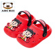 ABC Bill2025 Neue Ao Bing Children's Hole Schuhe Jungen Sommer Baby Sandalen Jungen und Mädchen Innen nicht rutschende Sandalen Nezha-rot 27