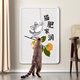 Crazy owner cat scratching board, wear-resistant and non-shedding, vertical wall sticker, cat sticker, scratch-resistant cat scratching sofa, cat toy