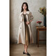 TOUCH MISS high-end retro sleeveless dress for women 2025 summer new round neck waist-hugging slim solid color long skirt classic coffee L
