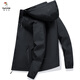 Woodpecker (Tucano) 2025 Chaqueta delgada de primavera y otoño para hombres y mujeres a prueba de viento pareja al aire libre chaqueta casual hombres gris oscuro l