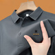 Czcm Light Luxury High-End Brand Brand Roomed Polo рубашка для мужской футболки Lose Casual Collar Business Top New Style New Style Рубашка Y2Polo-Black 3xl 165-180Jin [Jin равно 0,5 кг]