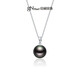 Jingrun Pearl Necklace 18k Gold Saltwater Pearl Necklace Tahitian Black Pearl Pendant Light Luxury Jewelry Birthday Gift for Women