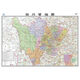 2025 Edición Hainan Zhejiang Shandong Shanghai Tibet Beijing Tianjin Yunnan Box Mapa de la ciudad Versión plegable Versión Heilongjiang Provincia plegable Mapa expandido 1068x749mm