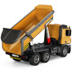 Camion à benne basculante Zhouge Mine Grande télécommande camion alliage Tamion à benne basculante Véhicule de charge de chargement de véhicule électrique pour enfants à 10 canaux + 2000 mAh durée de vie de batterie + service de maintenance gratuite