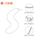 Liuguifu Jewelry Platinum Necklace Pattern Silk PT950 Platinum Clavicle Chain Women's PT0300055 3.45g