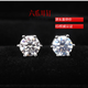 Laboratory Lab-grown Diamond Earrings Artificial Diamond Artificial Diamond Earrings Wedding Gifts Six-Prong Earrings + Certificate Six-Prong Earrings + Certificate