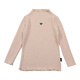 G.duck girls thin knitted bottoming shirt spring and autumn 2025 new children's sweater autumn long-sleeved T-shirt baby tops lotus root pink 90 cm