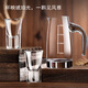 Myhobby high-end household high-end liquor cup set lead-free crystal glass one-cup wine divider strong soju cup bullet cup