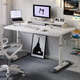 Zhaishida Computer Desk Study Table Hand-crank Lift Table Home Desktop Student Writing Desk Gaming Table DNZ-17 Upgraded Three-Work Reinforcement Simple White 100*60cm