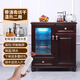Cabinet à thé de thé Bedamsanne Dispensateur intégré en bois massif de la barre de thé en bois intelligent distributeur d'eau haut de gamme Dispensateur entièrement automatique Accueil Vertical sous-marin Armoire à vin 9906 Yuanxin Machine de thé à thé entièrement automatique Type chaud
