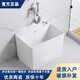 Jomoo Home Balcony Mop Bool Ceramic Bool Bool Bool Bool Bool Bool Outdoor Wanb Want Garden раковина J1065 (дренаж с одним ключом на столе) + черное распылительное пистолет