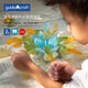 Les grandes feuilles naturelles, les flocons de neige, les blocs de construction en plastique, les jouets, l'intelligence des enfants, 2 ans, 3 G16835 Organisation colorée carrée, 96 pièces