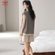 Cat man [gift for girlfriend] Women's pajamas with breast pads, summer sleeveless vest home clothing set, can be worn outside with thin style new style