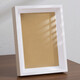 Photo frame empty frame table picture frame mounting 5 inches 6 inches 7 inches 8 inches simple hanging wall decoration wooden frame license frame coffee color 8 inches 15*20cm