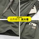 
Summer pure cotton cropped pants men's loose plus size plus size casual shorts middle-aged and young people's thin overalls straight [two-piece] 688 dark gray + 688 black 3XL [150-170Jin [Jin equals about 0.5 kg]]