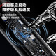 Pentium (POVOS) razor men's electric razor mini portable full body alloy body washing fast charging anniversary to send boyfriend to husband to boys Father's Day gift PQ9909 [Starry Silver] Double ring arc surface + starship series