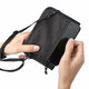 
Passport bag RFID anti-theft and anti-scanning overseas travel document bag men and women air tickets inclusions visa storage bag business card bag water splash travel supplies black