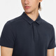 AIGLE [nuevo producto de primavera y verano] Aigao Poloo Camisa DFT DFT Sucececimiento rápido UPF40+Protección solar y hombres fríos de manga corta Empire Blue oscuro Bi795 XL (185/100a)