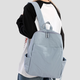 Mochila simple y moderna nueva estilo de estilo europeo y americano mochila liviana para niñas para niños bolsa de viaje macaron verde un tamaño