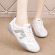 Zhedun (Zhedun) Frauenschuhe für Sommer Neue vielseitige Modesports-Frauen-Freizeitschuhe Ins Koreanische Version Leicht nicht rutschloser flacher Locked Little White Women's Schuhe NM-Q687 Gray 35