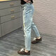 Chenni American Rispped Jeans Men's New Fashion Brand Fashion Light Luxury Stretch Slim pantalones delgados 9866 28