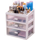 Tableau de rangement cosmétique transparent Tableuse coiffeuse Produits de soins de la peau Masque à lèvres Masque Box Box Armoire de rangement de rangement de bureau 9276 Extra large quatre couches [recommandée par Internet Celebrity]