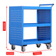 Jingxinda Factory Workshop Tool Trolley Mobile Auto Repair Hardware Tool Trolley Multifunctional Tool Storage Parts Trolley Tool Trolley (Blue)