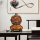 [6190 Menschen sammeln] Die neun Turn-Qiankun-Ding-Ornamente laufen, wenn sie Wohlstand anziehen. Das Büro des Wohnzimmereingangs -Chefs ist mit großer Größe (Rosandalwood Color) [Drehzahl] ca. 48 High ausgestattet