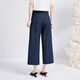 
FINITY jeans 2025 summer new casual loose draping versatile straight cutout pants for women blue L