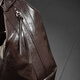 Meiyang (Meiyang) Grand sac à bandoulière à cire d'huile, motif de capture de main simple et polyvalente, sac de sangle diagonal de grande capacité, couleur brune, taille unique