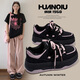 Global Global 2025 Original heiße Mode vielseitige weiße Brettschuhe Trendy NEU Summer Design Casual Dicke alleinige Frauenschuhe