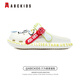 ABC KIDS children's hole shoes for girls summer breathable soft-soled sandals wear beach slippers White - Astronaut size 32 suitable for feet length about 18cm