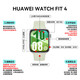华为【领百元神券】华为手表watch fit4智能运动健康蓝牙通话NFC支付血氧送男女朋友礼物fit3升级5Pro 草木绿+送高清贴膜*2+定制表带