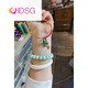 OIDSG Hubei raw ore high-porcelain turquoise round bead bracelet bracelet handheld loose beads men and women support identification around 11 6198