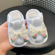 Liyunhouse Sommer 6-12 Monate alte Babysandalen 0-1 Jahre altes Mädchen Bogen weicher Bodenbeutel Kopf Anti-Kick Babyschuhe frische grüne weiche Sandalen-Roge-Nektarknoten 11 m in der Länge 11,5 cm empfohlen für 10 Monate