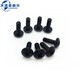 Huilid cross slot large flat head screw, grade 4.8 carbon steel black zinc M2.5M3M44/5/6/8/10/12--50mm M34 head diameter 7 65Kg About 177596