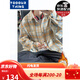 YOOOURTHING American retro plaid shirt men's long-sleeved spring, autumn and winter velvet thickened loose couple versatile casual shirt jacket CJ9734-orange velvet XL (recommended 125-145 Jin Jin equals 0.5 kg) one size