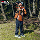 Fila [FIHU-Technologie] Fila Children's Charge Jacke 2025 Herbstjungen und Mädchen im Freien im Freien Triple-Defense-Jacke